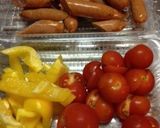 ソーセージと夏野菜作り方1写真