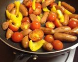 ソーセージと夏野菜作り方2写真