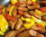 ソーセージと夏野菜作り方3写真