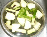 パパのナスとピーマンの甘味噌炒め作り方1写真
