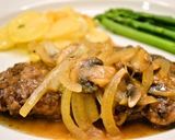 ソールスベリーステーキ アメリカ料理作り方9写真