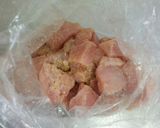 とりむね肉の甘辛焼き☆ゴマでしっとり作り方1写真