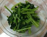 小松菜の味噌和え作り方3写真