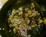 *なすと大葉の肉味噌炒め作り方9写真