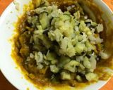 カボチャの煮物でカボチャのお焼き作り方3写真