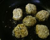 カボチャの煮物でカボチャのお焼き作り方7写真