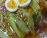 白ネギ＆にんじん一杯・醤油ラーメン作り方5写真