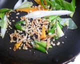 白ねぎ入りの焼きそば作り方2写真