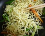 白ねぎ入りの焼きそば作り方3写真