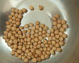 乾物豆を発芽で栄養ＵＰ◆ひよこ豆の醤油煮作り方1写真
