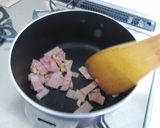 キノコの抹茶クリームソースパスタ作り方4写真