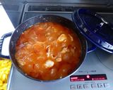 ストウブシャローでチキントマト煮作り方3写真