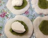 レンジで簡単♪抹茶クリーム大福♥作り方9写真