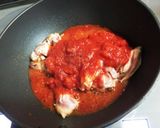 トマトピューレの鶏肉煮込み作り方2写真