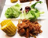 トマトピューレの鶏肉煮込み作り方3写真