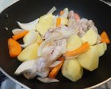 手羽元とじゃが芋の塩肉じゃが作り方4写真