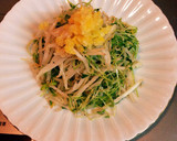 豆苗ともやしのごま油炒め刻み塩レモンのせ作り方3写真
