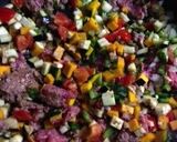 バジル香る〜夏野菜の春巻き作り方3写真