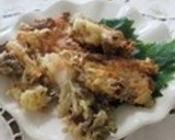 舞茸とカニカマのズッキーニ巻き♪天ぷら作り方10写真