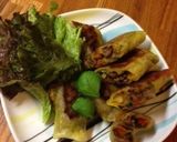 バジル香る〜夏野菜の春巻き作り方9写真