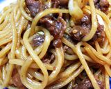 コストコのプルコギビーフで「焼きそば」作り方5写真