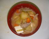 野菜いっぱいお味噌汁作り方8写真