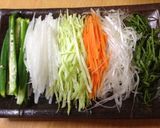 さっぱり!肉巻きサラダ(^^)作り方1写真