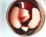 冷んやり☆梨の赤ワイン漬け作り方8写真