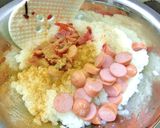 ウイニー×福神漬けのカレー風味のおにぎり作り方2写真