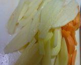 野菜炒めをのせたとんこつ醤油ラーメン作り方2写真