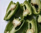 ピーマンのコチュジャン納豆詰め作り方1写真