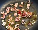 ニンニクたっぷり小イカのペペロンチーニ作り方4写真