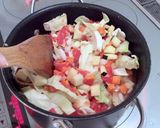 【ノンオイル】旬の野菜簡単ミネストローネ作り方5写真