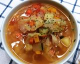 【ノンオイル】旬の野菜簡単ミネストローネ作り方7写真