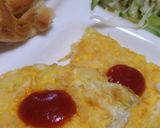 残りご飯で☆もっちり♪ライスオムレツ作り方4写真