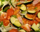 夏野菜＊ナポリタン！ホットプレートde♪作り方4写真