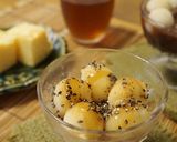 おやつに☆白玉ぜんざいのきな粉かけ作り方5写真