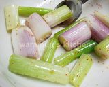 赤葱の磯辺焼き作り方2写真