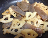 れんこんとこんにゃくの炒め物作り方5写真