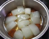 夏にピッタリ☆冬瓜の鶏そぼろ梅煮餡かけ作り方5写真