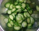 きゅうりとみょうがのさっぱり酢の物作り方1写真