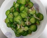 きゅうりとみょうがのさっぱり酢の物作り方3写真