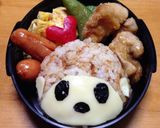 (家にあるもので)モンチッチ弁当作り方5写真