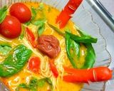カレー缶でぶっかけカレー梅素麺♫作り方4写真