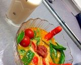 カレー缶でぶっかけカレー梅素麺♫作り方5写真
