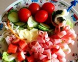 簡単！具沢山すぎるサラダ！作り方1写真