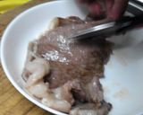 ステーキ肉で！ちょっと贅沢・焼きすき丼！作り方7写真