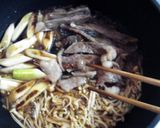 ステーキ肉で！ちょっと贅沢・焼きすき丼！作り方10写真