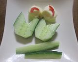 ししとうとカニカマで✿カニのお子様ランチ作り方3写真