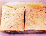 朝ごはんフレンチトーストチーズ作り方2写真